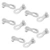 5pairs Bicycle Missing Link Rustproof Steel Quick Release Link Corrosion Resistant Easy