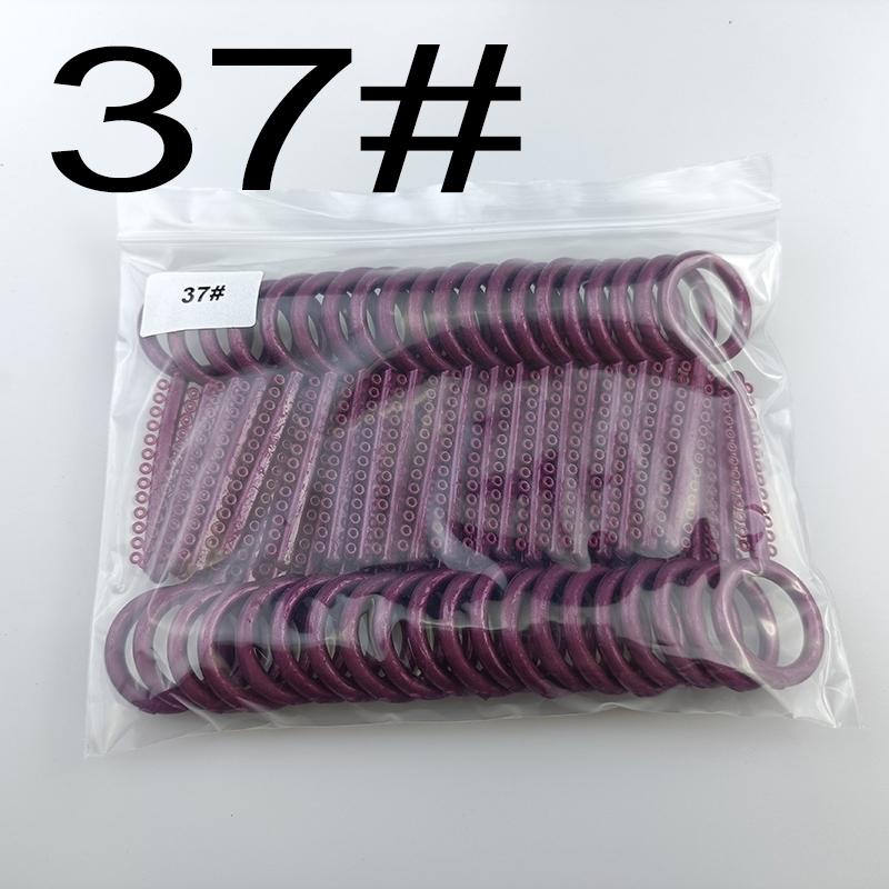 1 sáček zubních elastických ligací, ortodontických elastomerových gumiček, barevných O-kroužků