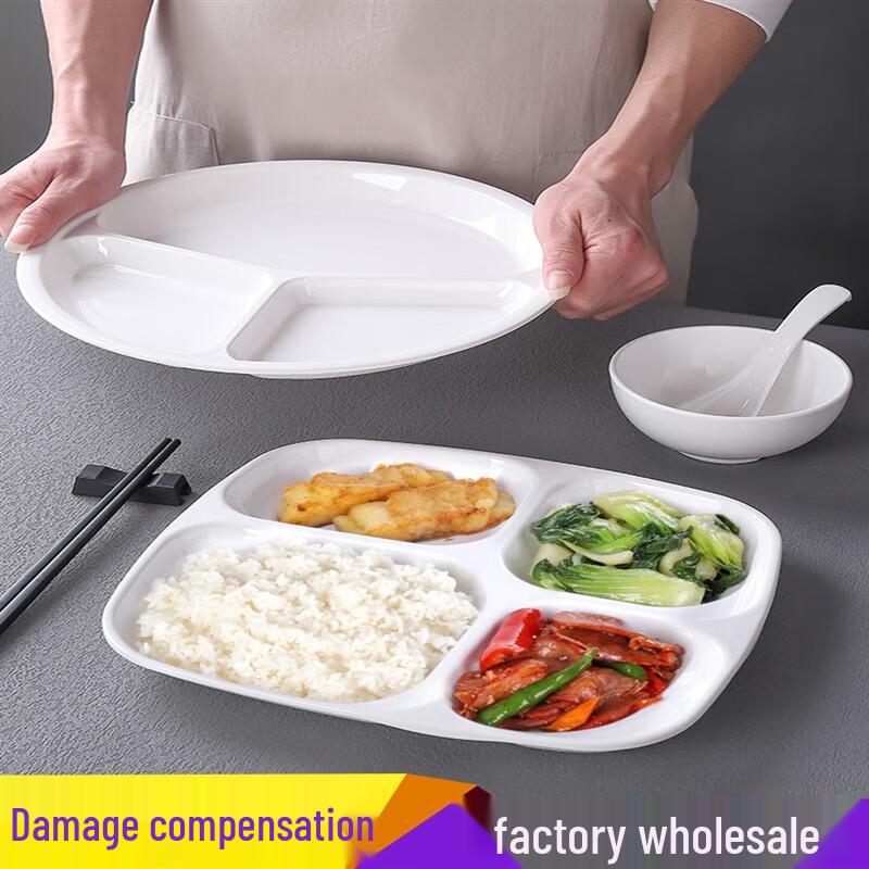 A5 Melamine Divided Meal Plate Set