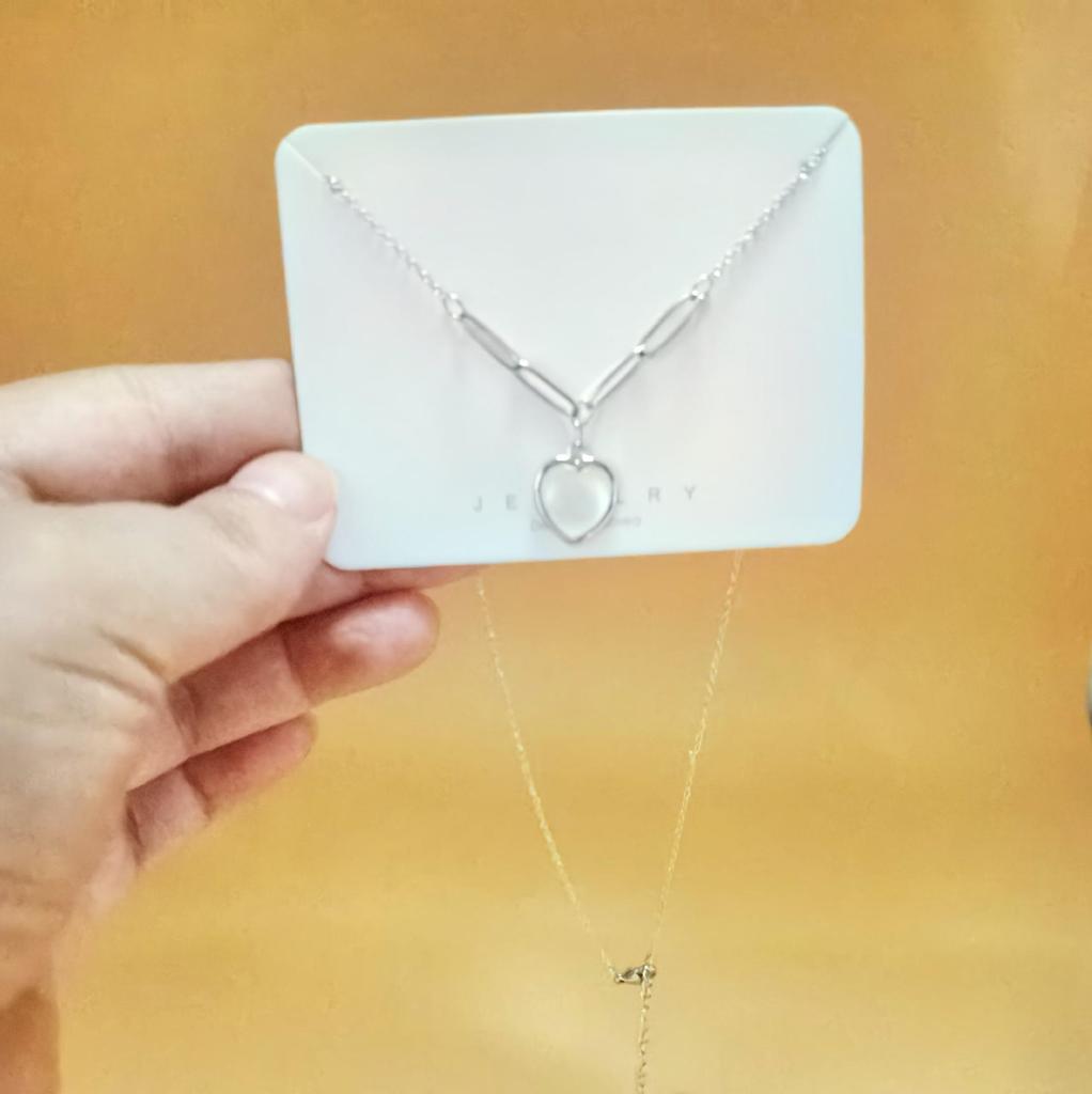 Titanium Steel Tassel Pearl Necklace with Zircon - Women's Luxury Clavicle Chain