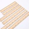 Tool Teacher 15/20/30cm Children Stationery Wooden Rulers Straight Rulers Drawing Rulers Rulers
