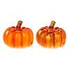 Mini Crystal Pumpkin Figurine Collectible Artificial Pumpkin Tabletop Ornament for Fall Harvest Thanksgiving Halloween