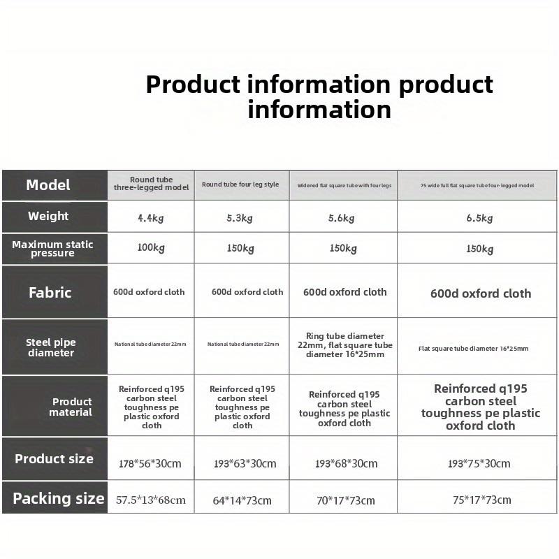 Single Foldable Bed for Office Nap Outdoor Camping Beach Emergency Use Lightweight Steel Frame Portable Lounge Chair