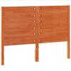 Headboard Wax Brown 160 Cm Solid Pine Wood