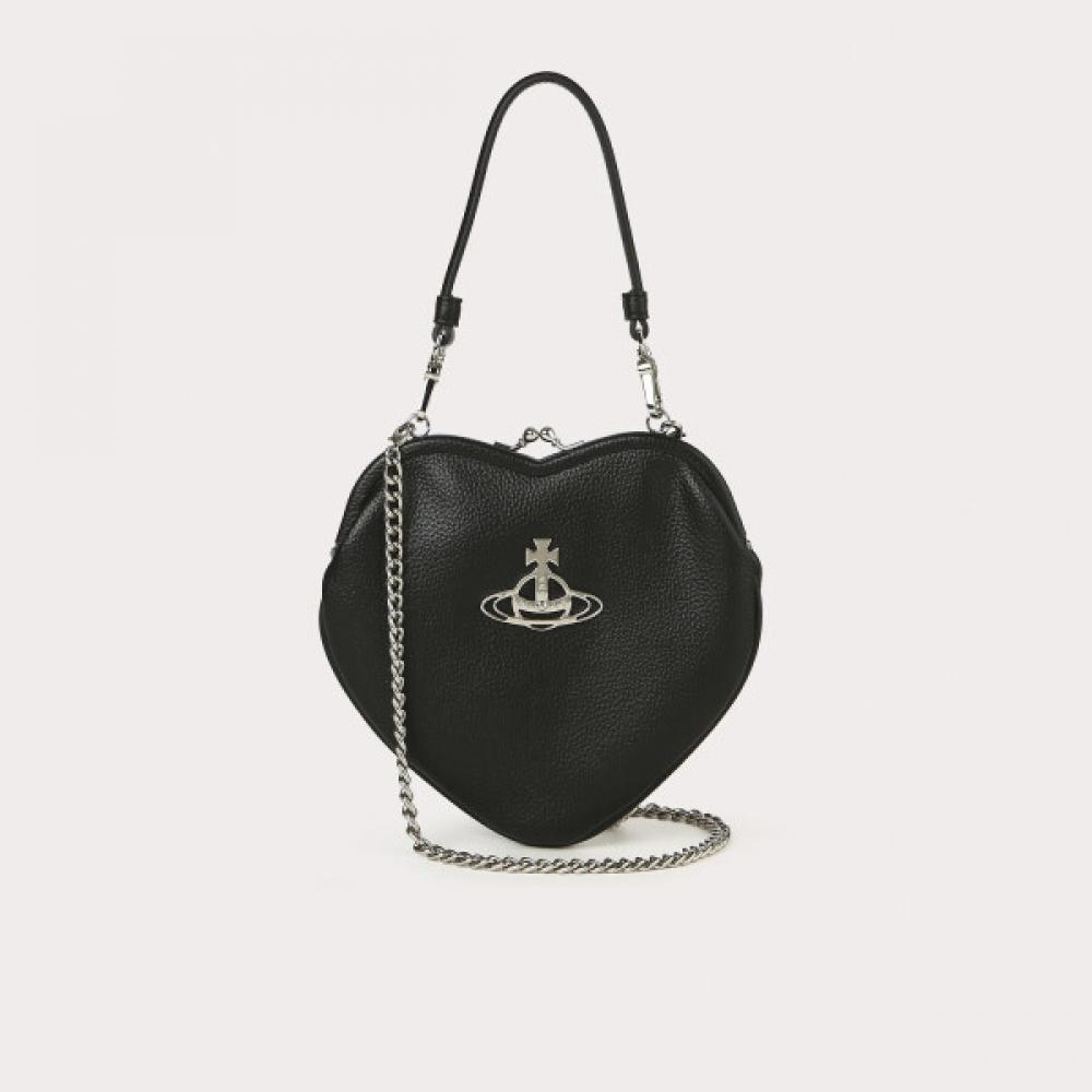 

Vivienne Westwood Direct Import Vegan Bell Heart Frame Pulse Bag Black blacks