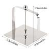 Square Napkin Dispenser Stainless Steel Paper Napkin Storage Home Decor Napkin Rack  For Home