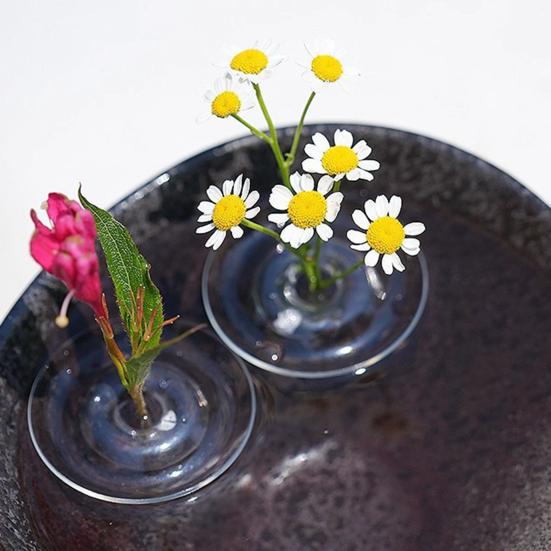 10/20/30Pcs Floating Floral Arrangement Holder Clear Floating Flower Display Stand Hydroponics Water Planting Flower