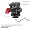 Mini Snail Gimbal Quick Release Support Holder with Screw Screw Hole At the Bottom of the Bracket Cold Foot Mount for Standard DSLR Camera Hot Shoe