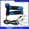 Blue Screen Electric Scooter Throttle Grip with Rice Grain 23 Switch & Speaker Voltage Display