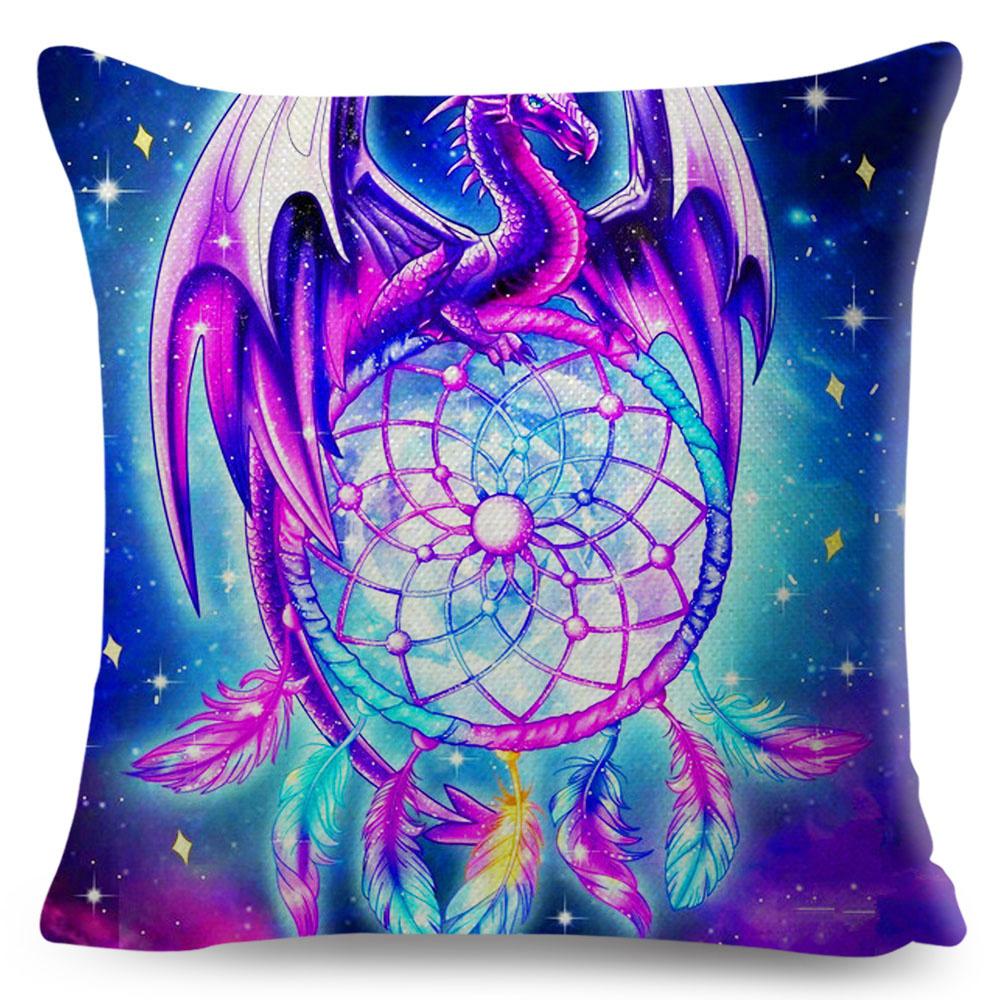 Fantasy Dream Catcher Series Decorative Pillowcase Bohemian watercolor cushion cover Sofa office seat cushion cover Home decor