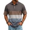 Men's Casual Quick Dry Mesh Polo Shirt Lightweight Breathable Golf Performance Shirt with Button Collar for Outdoor Sports and Everyday Wear