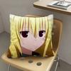 1pc Golden Darkness Anime Characters Pillow Case Fashion Square Pillowcase Bedroom Sofa Room Ins Decoration Leisure