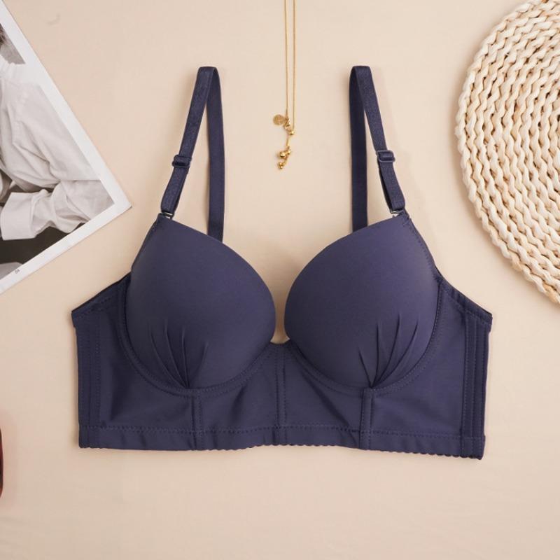 Chang Lizi underwear women's sexy and charming gathering anti-light underwear girl bra anti-back three-breasted