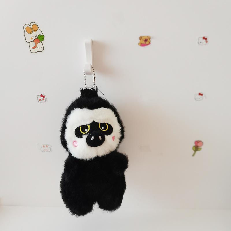 

Cute Cute White-faced Little Monkey Pendant Plush Toy Doll Bag Hanging Decoration Keychain Grab Machine Doll Doll Doll