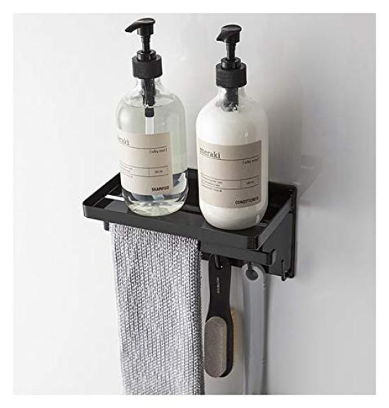 Yamazaki Jitsugyo Magnetic Bathroom Multifunctional Rack Tower White 3548