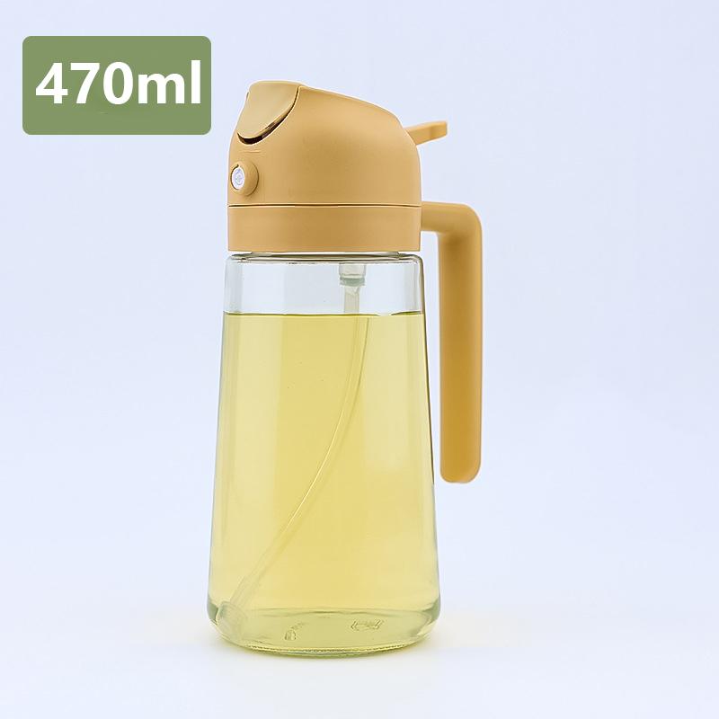 Olive Oil Sprayer for Cooking 2 in 1 Olive Oil Dispenser for Kitchen Gadgets Food-grade Oil Mister for Air Fryer Salad Frying