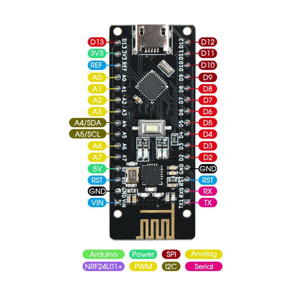 5V Transceiver Board ATMEGA328 Compatible Board NRF24L01 Development Board  Prototyping DIY