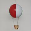 Weihnachts-Heißluftballon-Papierlaternen, wiederverwendbarer hängender Luftballon mit Bambuskorb zum Aufbewahren von Elfenpuppen-Geschenken