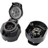 7 Pin 12V Trailer Wiring Socket Waterproof Towbar Towing Converter Electrical Plug for Caravan Truck