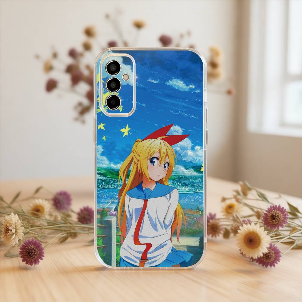 

Nisekoi Chitoge Kirisaki Phone Case For SamsungA10,12,20,21S,30,31,40,50,51,52,70,71 Transparent Cover Samsung a70