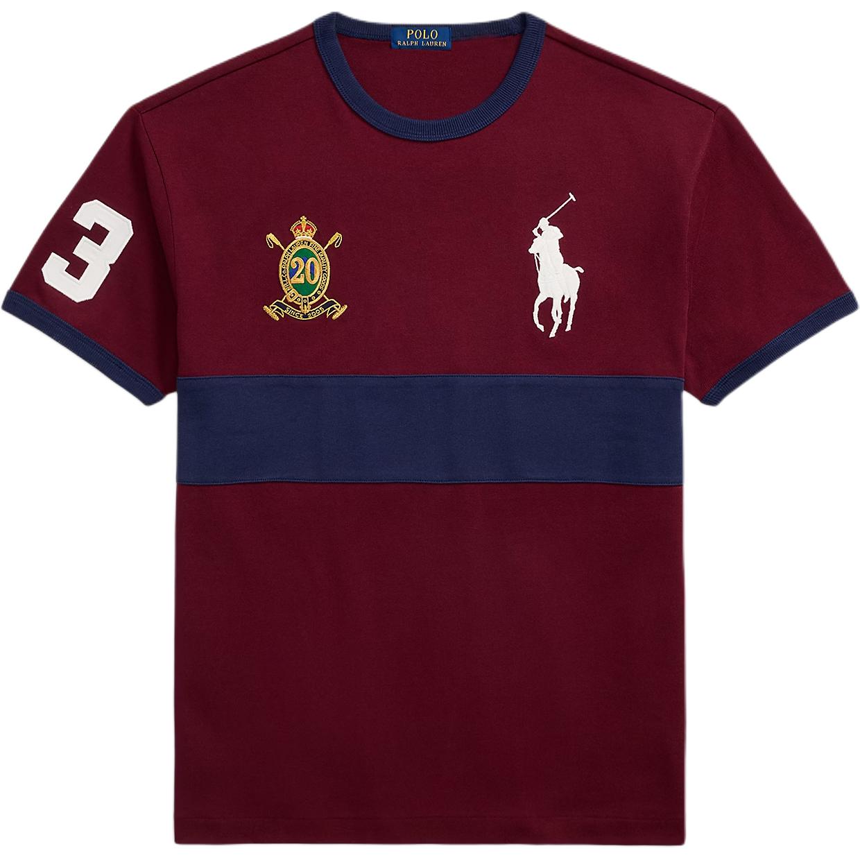 

Polo Ralph Lauren Big Pony Классический крой 20-летие Хлопковый джерси Футболка с коротким рукавом Мужские Топы 710981768-001 M