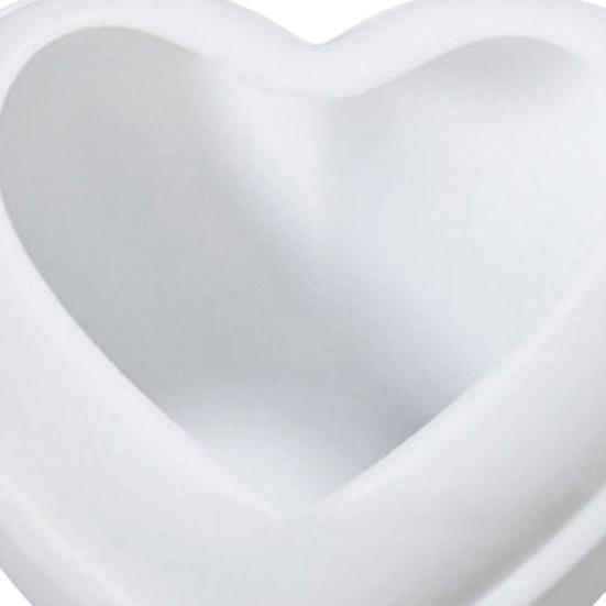 Heart Shaped Silicone Mold 3D Diamond Love Heart Shaped Mold for Jelly Chocolate Cake Handmade Soap Pudding Mold Candy Making