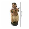 Grass Skirt Doll Dashboard Dancing Hawaiian Dancer Organizer Pad Heat Resistant AntiSlip Mat Strong