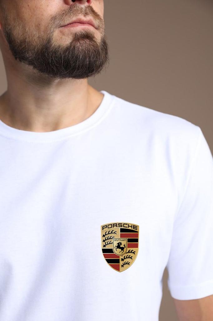 Camiseta Estampada Gráfica de Superdeportivos Porsche y Ferrari para Hombre Mujer Street Oversize Y2k Manga Corta Ropa Masculina Femenina de Alta Calidad
