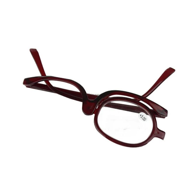 Vergrößerungsbrillen Drehbar Make-up Lesebrillen Damen Faltbar Kosmetische Alterssichtigkeit Brillen +1.0~+4.0  De Lectura