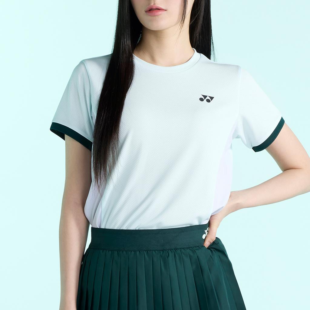 YONEX 255Ts006F Pale Mint Women'S Color Block Tennis Gamewear