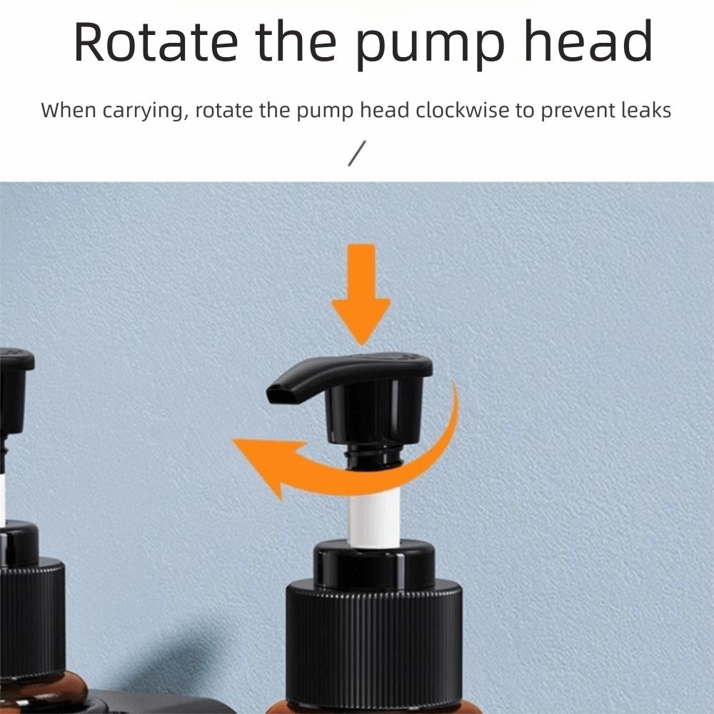 Lock Empty Pump Bottle Hand Press Bath Lotion Container Wall Mounted Soap Dispenser  Hotel