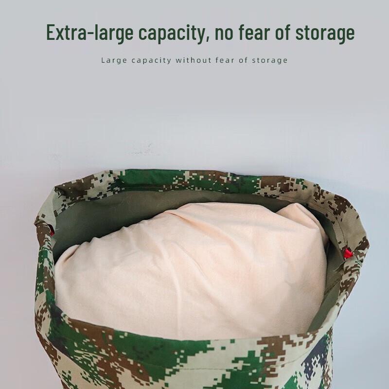 Waterproof Ink Pattern Oxford Drawstring Storage Bag