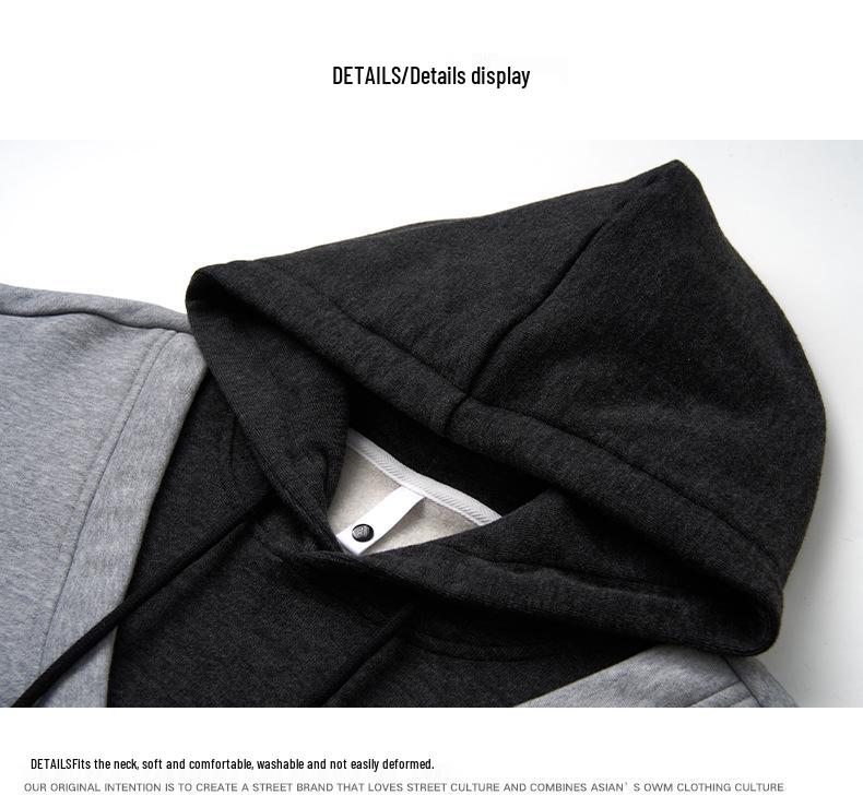 2025 Unisex Retro American-Style Two-Piece Hoodie Sweatshirt