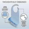 Washable Silicone Adult For Elderly, Adjustable Silicone Adult Bib, Waterproof Bib For Elderly With Crumb Catcher,feeding For Elderly Disab