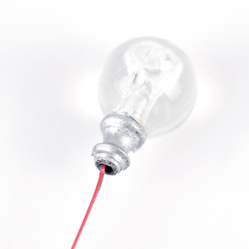 10 Stück LED Deckenleuchte Lampe Spur HO für Sandtisch Übung Deckenlampe für Puppenhaus Schlafzimmer, Küche und Badezimmer