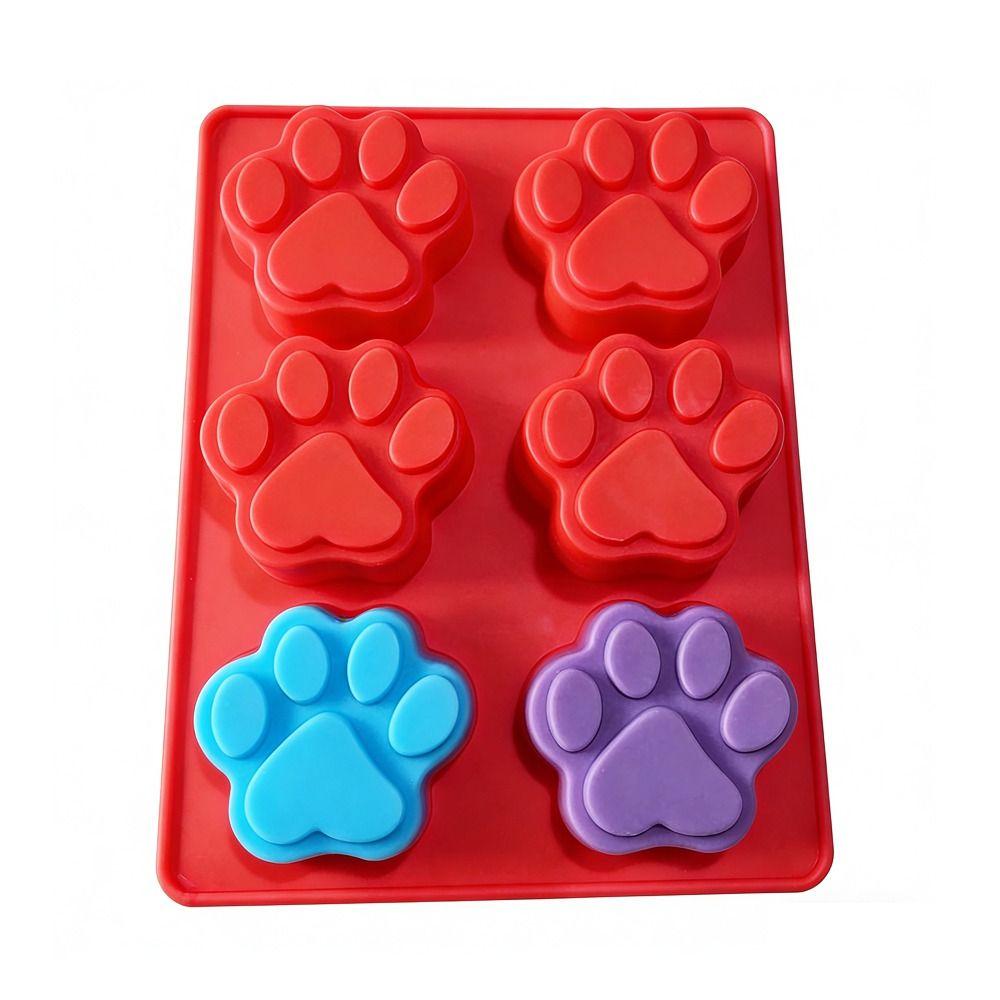Puppy Dog Paw Silicone Mold Cat Claw Shape Ice Cube Mold Candy Making Baking Mold  Ice Making