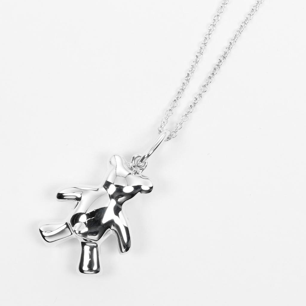 TIFFANY&Co. Teddy bear Necklace Silver925 6g Women Used