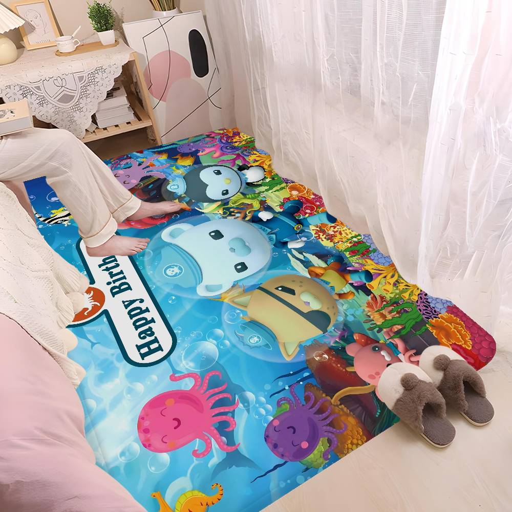 Tappetino da Bagno O-Octonauts ANIME Antiscivolo Assorbi Acqua Striscia Lunga Cuscino Tappetino per Camera da Letto Tappetino Decorativo per Hotel