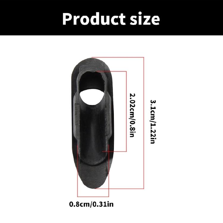 20Pcs Brake Shifters Line Pipe Cable Tube Buckle Embedded Wire Passing Clamp Frame Brake Cable Buckle Easy to Install