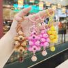 Cartoon Animal Kapibala Chick Key Chain Pvc Cute Pet Paradise Keychain Backpack Pendant Keyring For Children Women Gifts