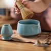 Gradient Color Matcha Bowl Ceramic Japanese Tea Cup New Matcha Whisk Holder  Tea Lovers