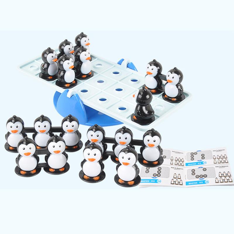 Penguin Seesaw Toys Set Fun Puzzle Board Game Educational Toys For Kids Children