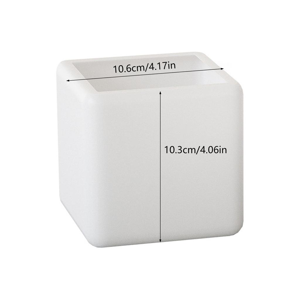 Fashionable Square Sturdy Silicone Mold 10cm Cube for Craft Supplies Resin Waxed Clay Jewelry Making and Decoration