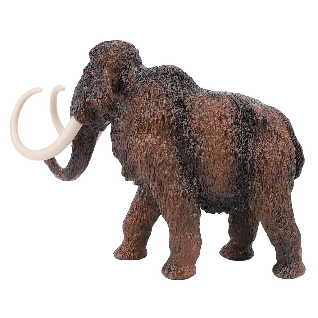 Woolly Mammoth Figurine Simulated Large Elephant Statue Ancient Animal Model Toy for Kids