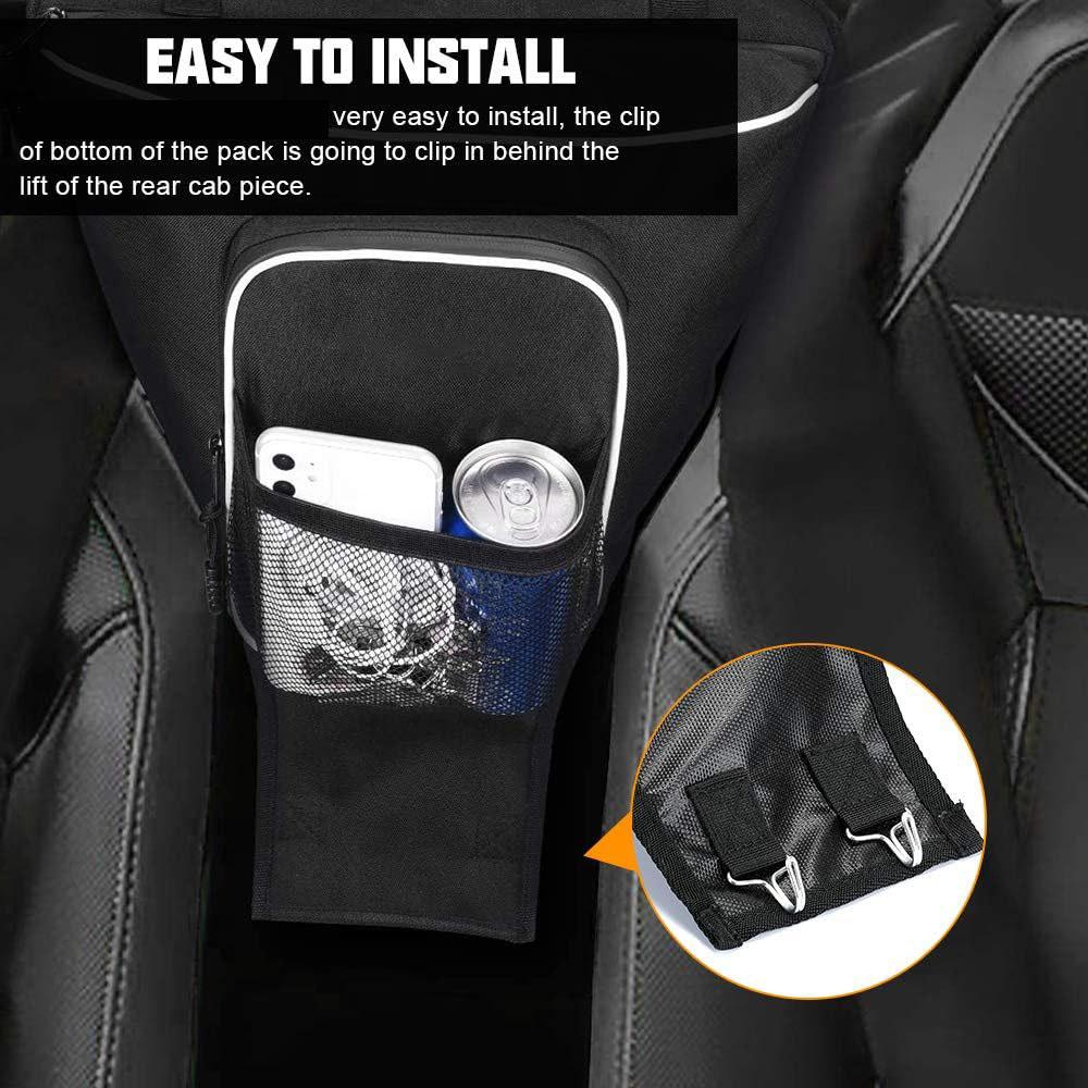UTV Center Seat Storage Bag 1680D Nylon Pack For Polaris RZR 570 800 XP 900 1000