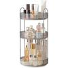 360° Rotatable Desktop Cosmetic Rack Bathroom Shelf Large-capacity Perfume Aromatherapy Skin Care Product Storage Rack Organizer