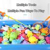 Magnetic Fishing Set Inflatable Pool Party Model Play Games & More Perfect Summer Outdoor Toy kids for Birthday Christmas Gifts