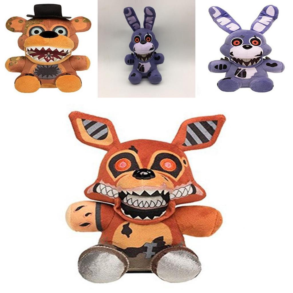 Fnaf Five Nights At Freddy's Plush Toy Stuffed Animal Chica Bonny Foxy Soft Gift