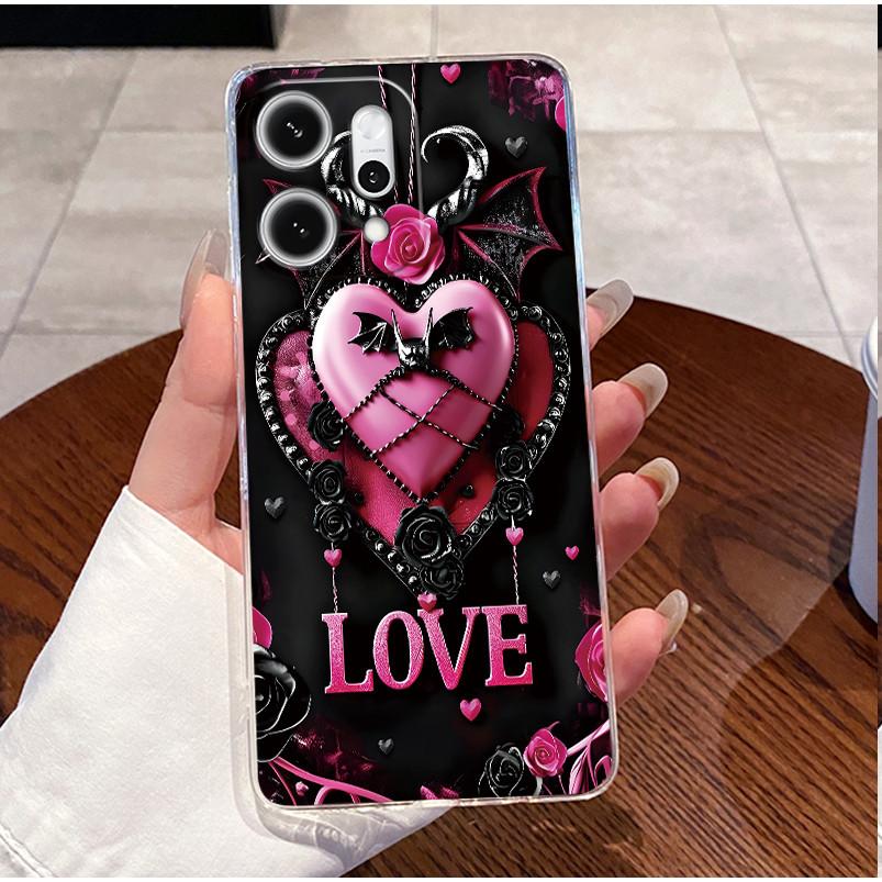 Case For OPPO Reno14 Reno 14 Pro 5G Luxury Cute Heart Rabbit Funny Casing OPPO Reno 14 14Pro Reno14Pro 5G Clear Soft Phone Case