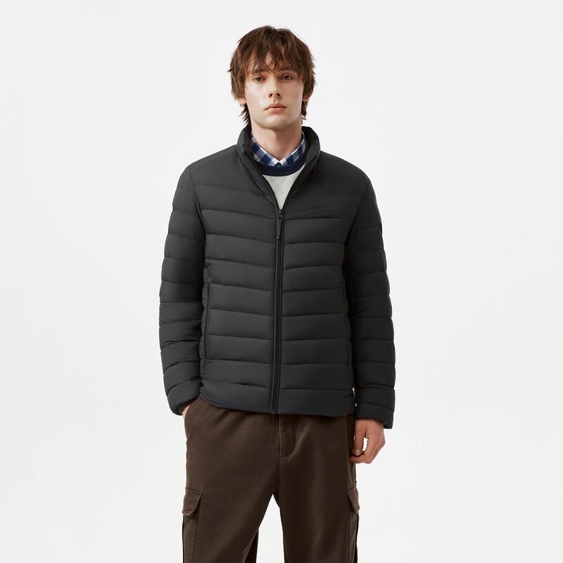 Tanboer Men's Lightweight Stand-Collar Down Jacket